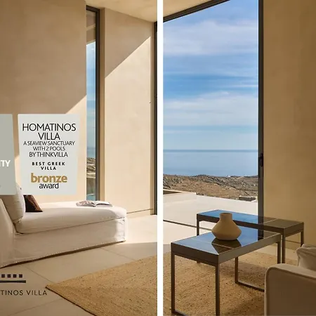 Villa Homatinos Villa, A Seaview Sanctuary With 2 Pools, By Thinkvilla