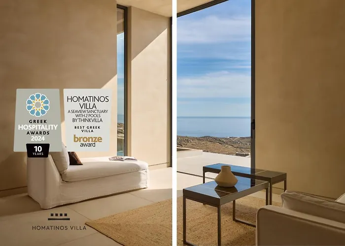 Villa Homatinos Villa, A Seaview Sanctuary With 2 Pools, By Thinkvilla